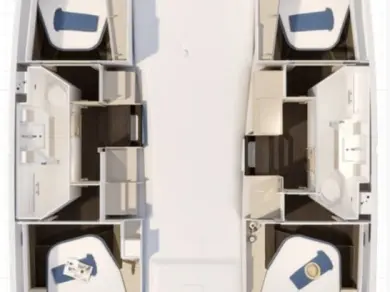 Fountaine Pajot Fountaine Pajot FP 41 Quatuor 2 a louer à Saint-Mandrier-sur-Mer