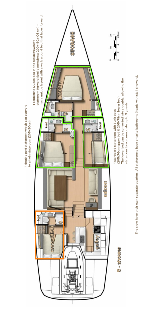 Location bateau Cnb-Yachts CNB 76 à Kaštela sur Samboat