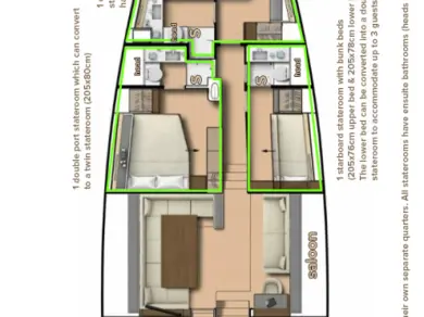 Location bateau Cnb-Yachts CNB 76 à Kaštela sur Samboat