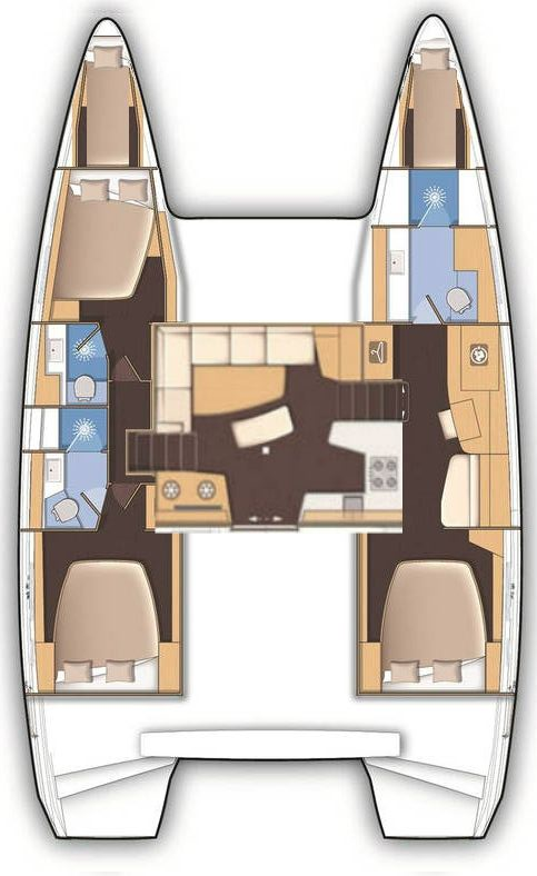 Location bateau Kaštela pas cher Lagoon 42