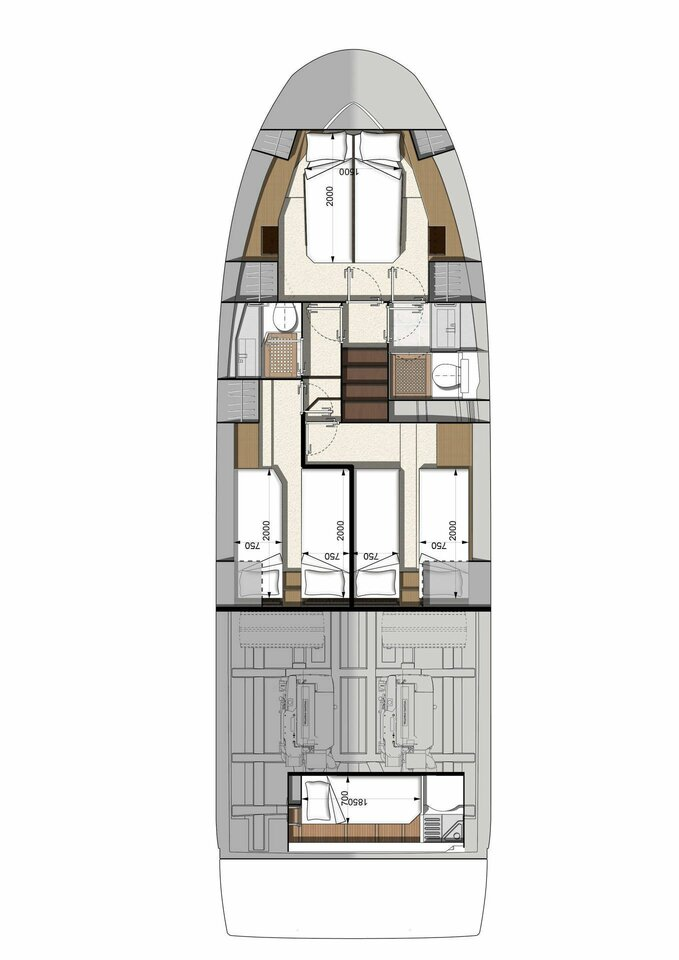Jeanneau Prestige 460 a louer à Rovinj