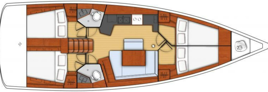 Location bateau Páleros pas cher Oceanis 45