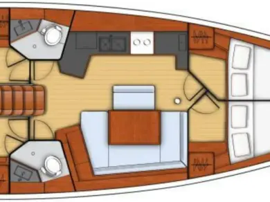 Location bateau Páleros pas cher Oceanis 45