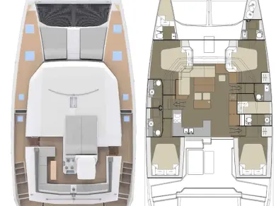Location bateau Primošten pas cher Dufour Catamarans 48 Sail