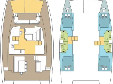Louer Catamaran avec ou sans skipper Bali à Bas du Fort
