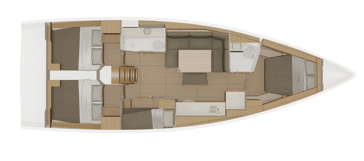 Location à Hamble-le-Rice - Dufour Dufour 430 Grand Large sur SamBoat