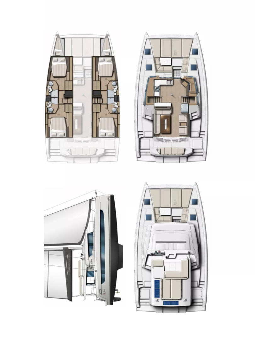Louer Catamaran avec ou sans skipper Bali à Marmaris