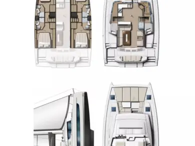 Louer Catamaran avec ou sans skipper Bali à Marmaris