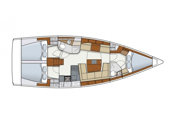 Hanse Hanse 415 a louer à Primošten