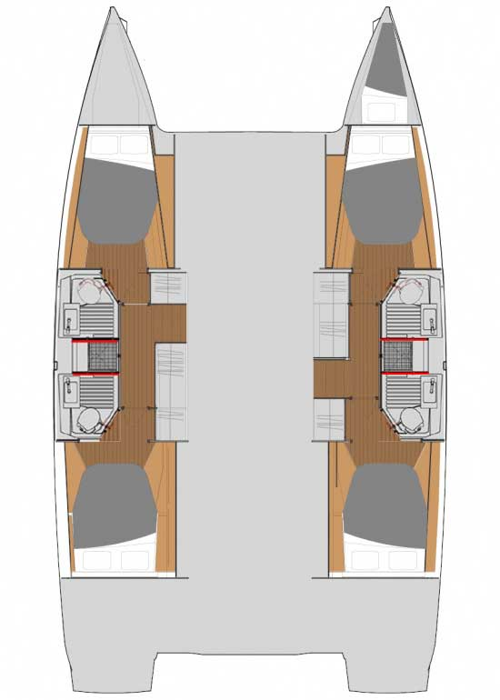 Location Catamaran Fountaine Pajot avec permis
