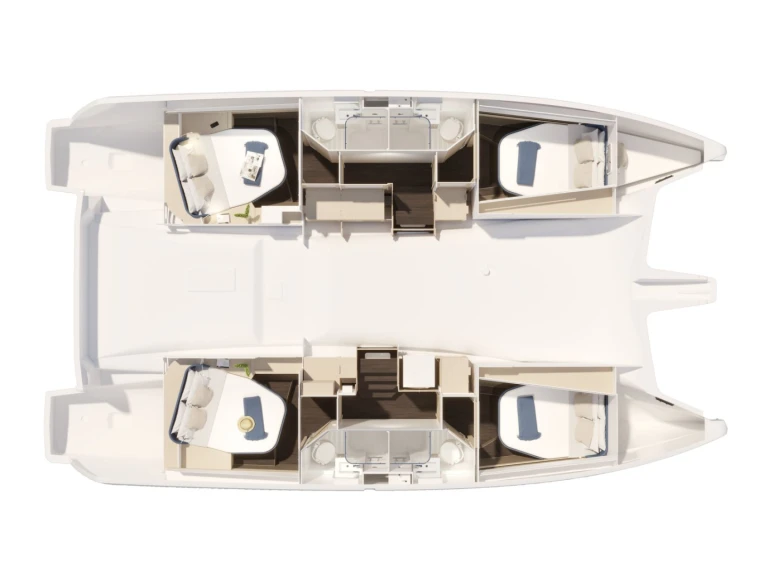 Location Catamaran à Lávrio - Fountaine Pajot FP 44