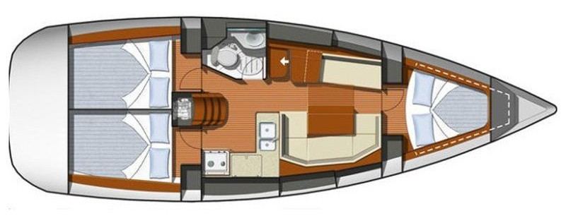 Location bateau Jeanneau Sun Odyssey 36i à Saint-Mandrier-sur-Mer sur Samboat