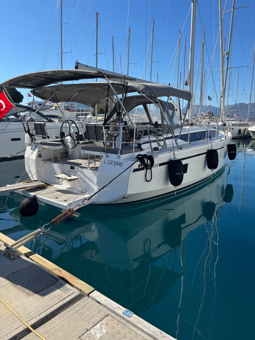 Bavaria C38 Marss eco solar sailboat charter at Setur Netsel Marmaris Marina, Turkey