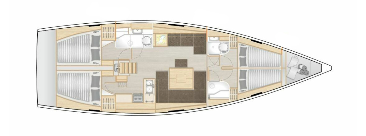 Louez un Hanse Hanse 458 à Lávrio