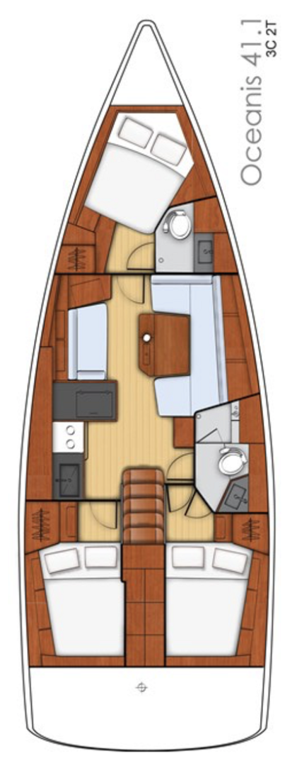 Location bateau Bénéteau Oceanis 41.1 à Cecina sur Samboat
