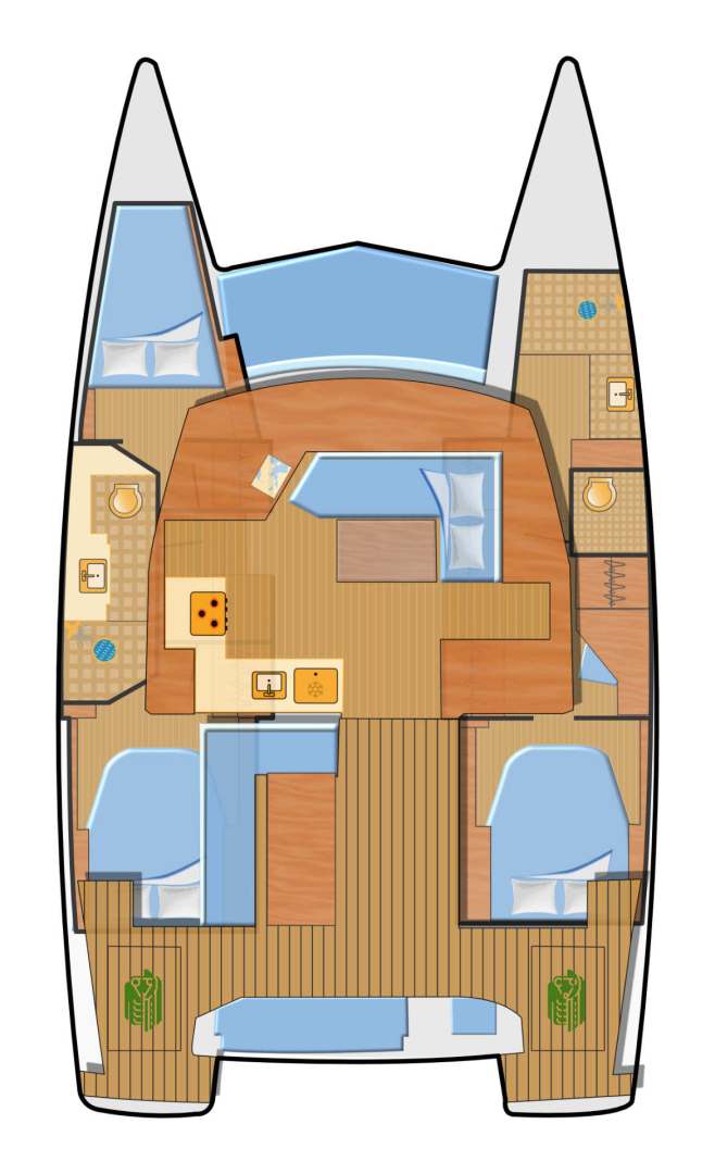 Location Catamaran Fountaine Pajot avec permis