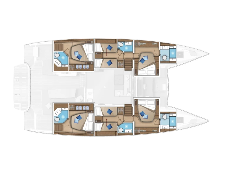 Location bateau Split pas cher Lagoon 55 Millenium