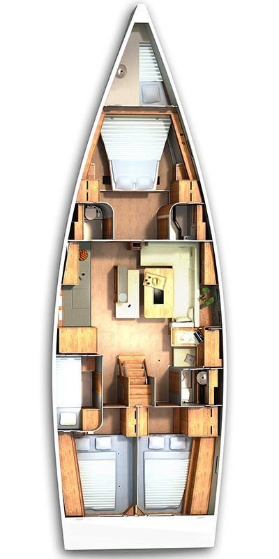 Location bateau Biograd na Moru pas cher Hanse 505