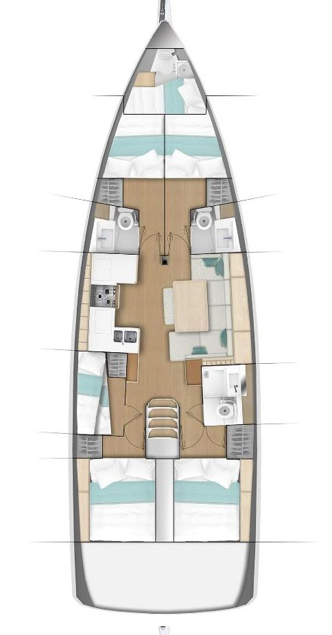 Location à Rogač - Jeanneau Sun Odyssey 490 sur SamBoat
