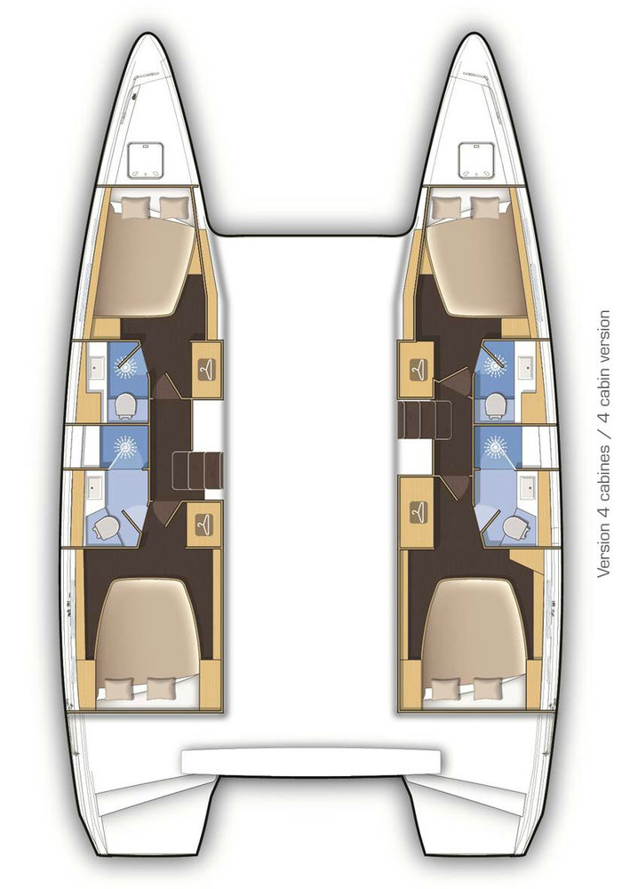 Location bateau Lagoon Lagoon 42 à Salamína sur Samboat