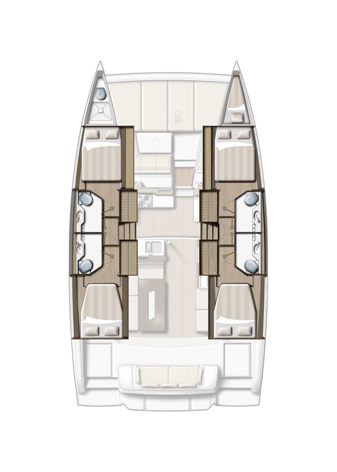 Location bateau Pirovac pas cher Bali 4.2