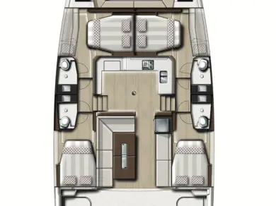 Location bateau Pirovac pas cher Bali Catspace Voile