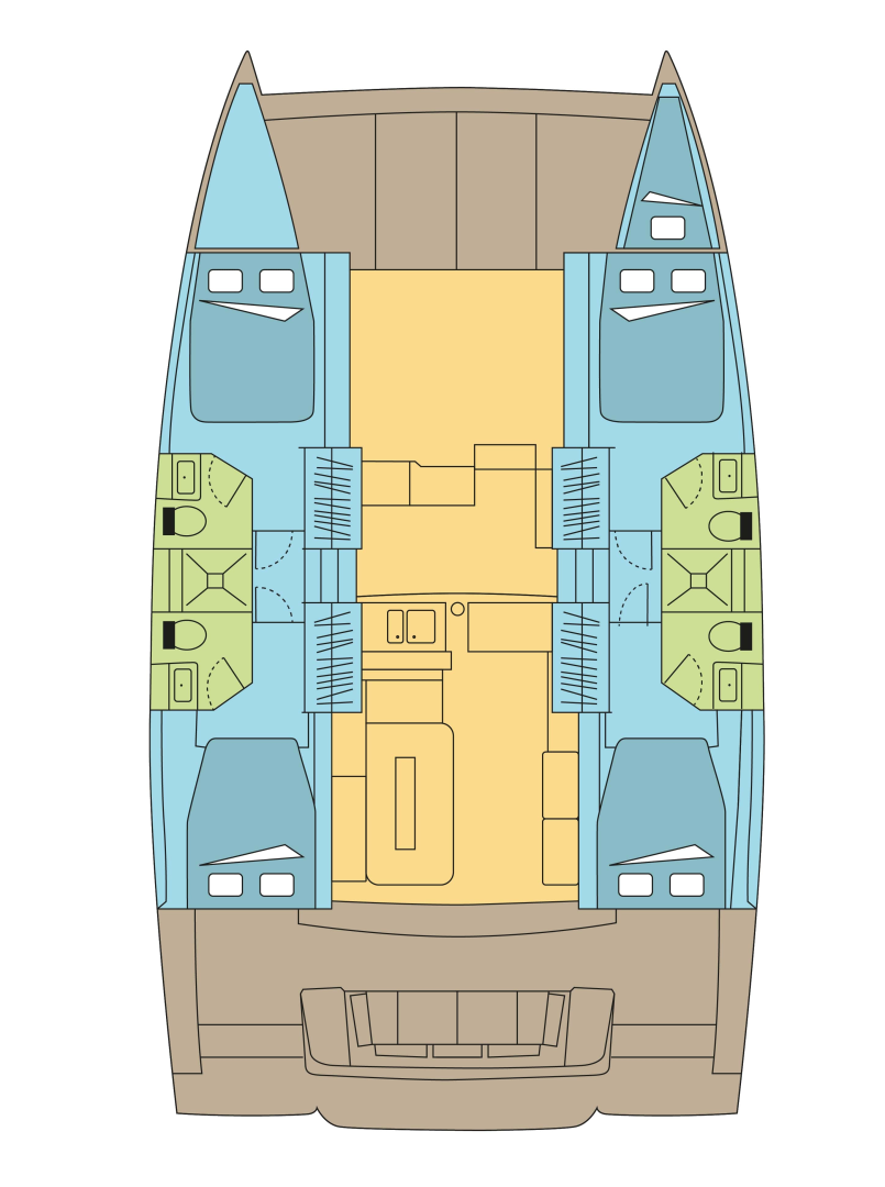 Location bateau Bali Bali 4.2 à Parham Town sur Samboat