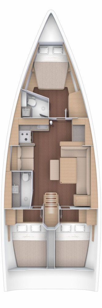 Location bateau Frenchtown pas cher Dufour 41