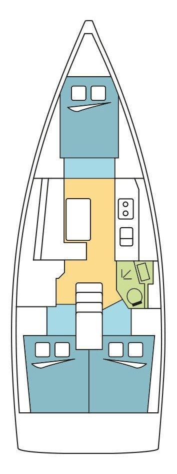 Location bateau La Rochelle pas cher Oceanis 38.1