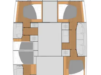 Location bateau Fountaine Pajot Tanna 47 à Biograd na Moru sur Samboat