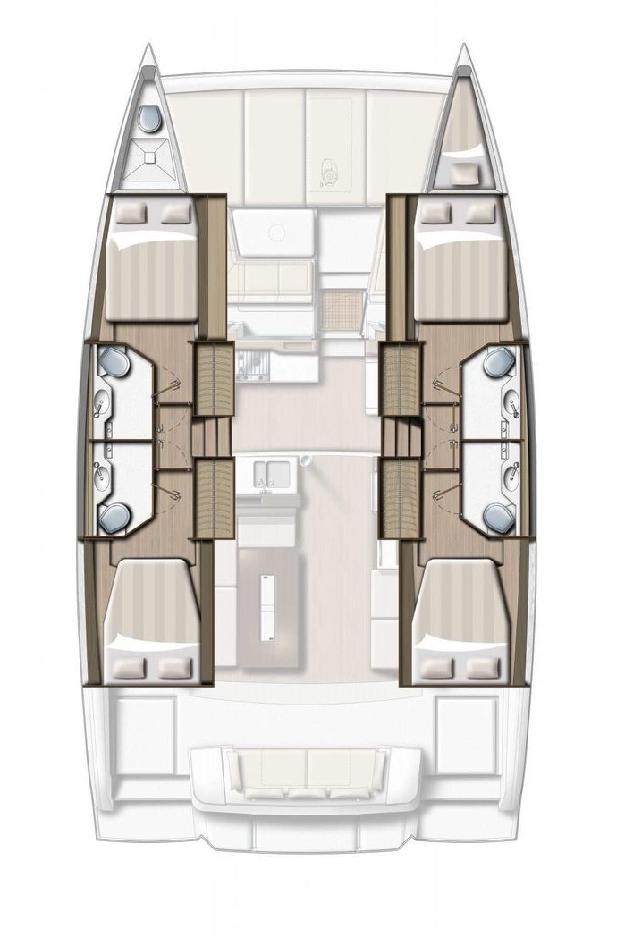 Location bateau Bali Bali 4.2 à Sibenik sur Samboat