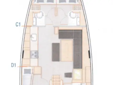 Hanse Hanse 508 a louer à Pula