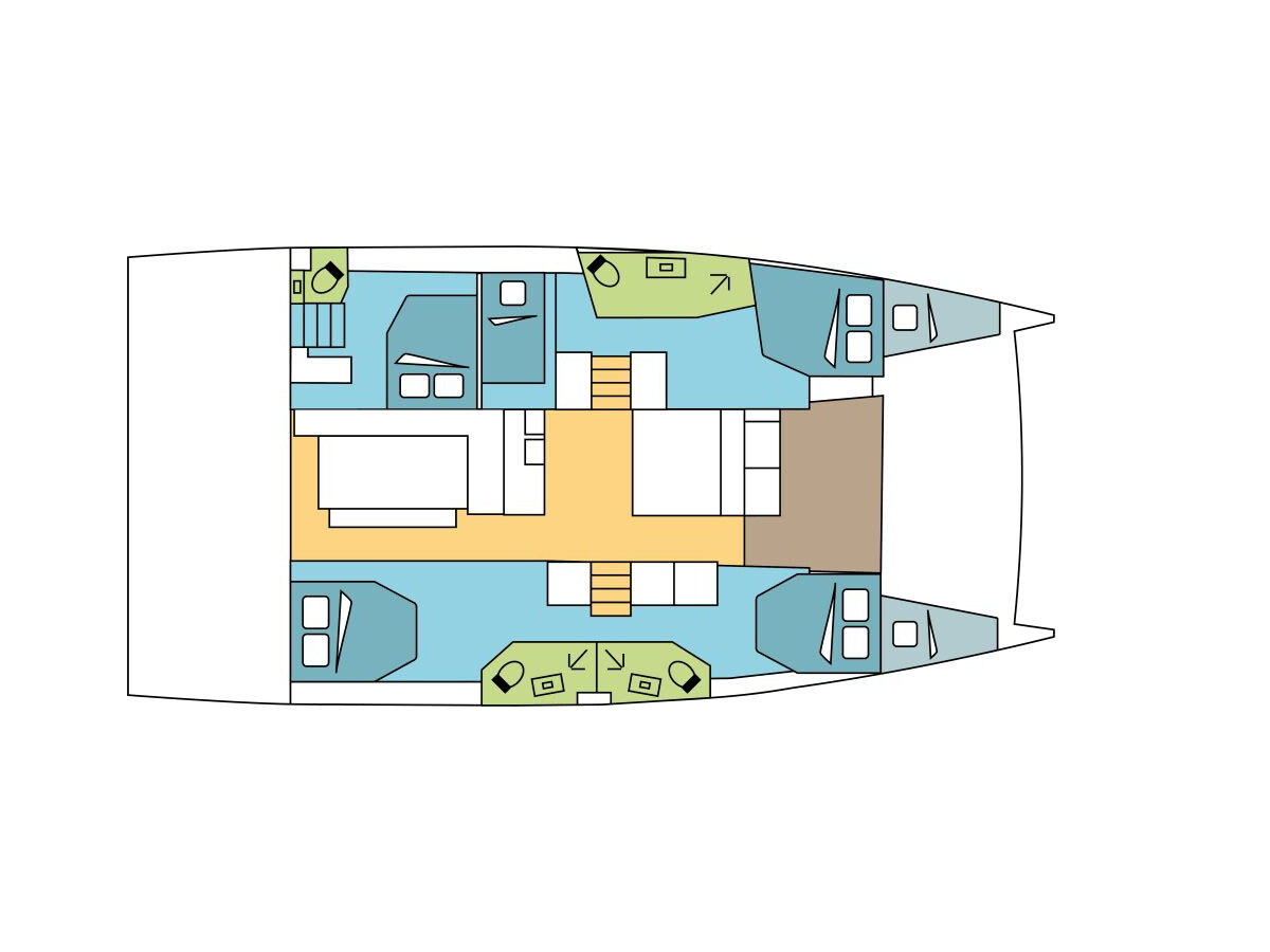 Location Catamaran à Sibenik - Bali Bali 4.6