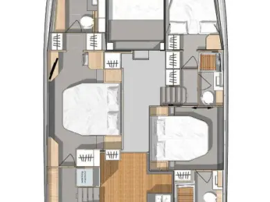 Location bateau Annapolis pas cher Fountaine Pajot MY6