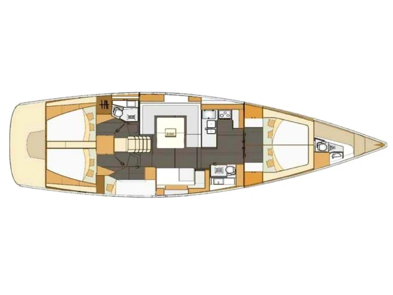Location bateau Sukošan pas cher Impression 50