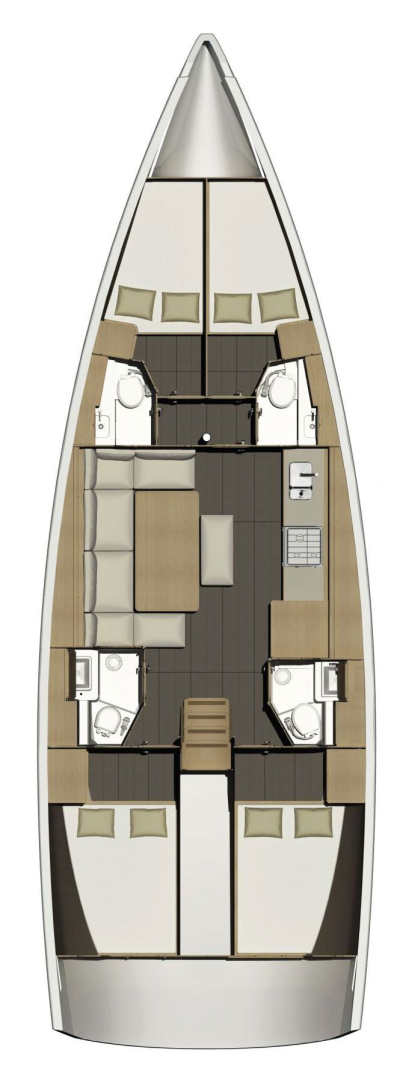 Location à Lefkáda - Dufour Dufour 460 Grand Large sur SamBoat
