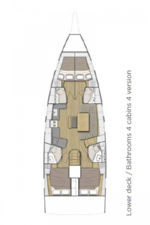 Bénéteau Oceanis 46.1 a louer à Álimos