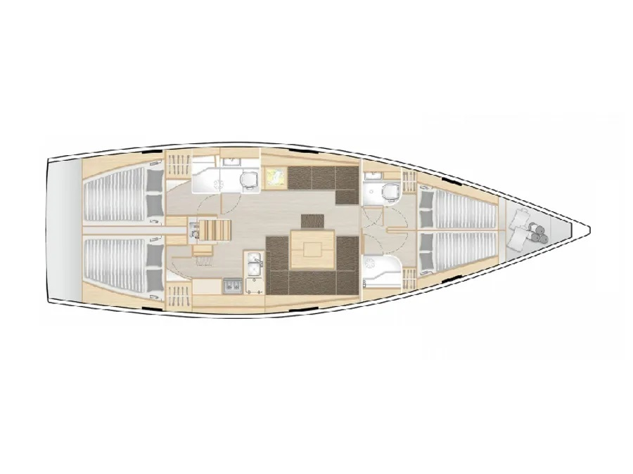 Location à Sukošan - Hanse Hanse 458 sur SamBoat