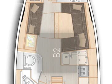 Location bateau Flensburg pas cher Hanse 388