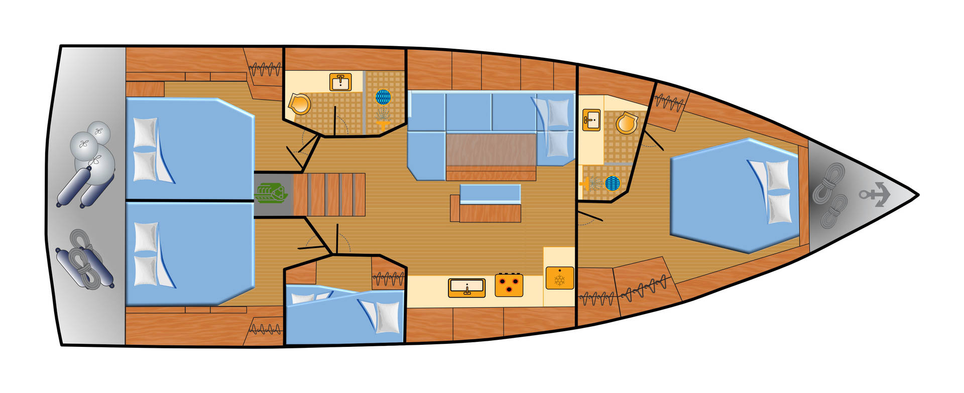 Location bateau Hanse Hanse 460 à Can Pastilla sur Samboat