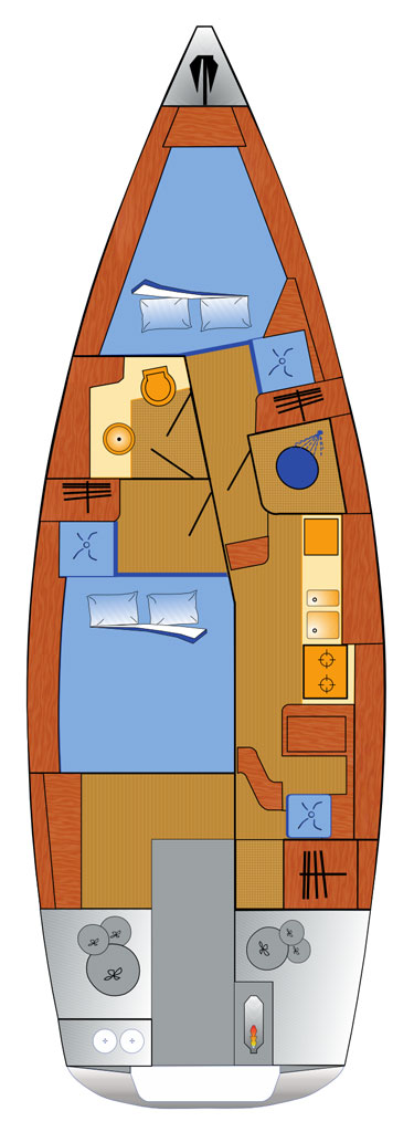 Location Voilier à Heiligenhafen - Sirius boatyard Sirius 35 DS