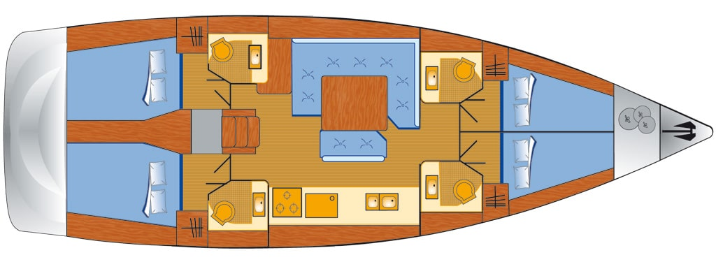Location à Palma de Majorque - Jeanneau Sun Odyssey 479 sur SamBoat