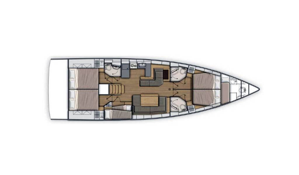 Bénéteau Oceanis 51.1 a louer à Álimos