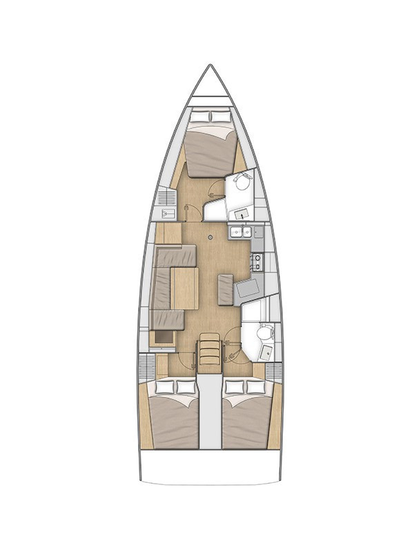 Location bateau Lefkáda pas cher Oceanis 40.1