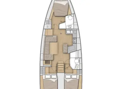 Location bateau Lefkáda pas cher Oceanis 40.1