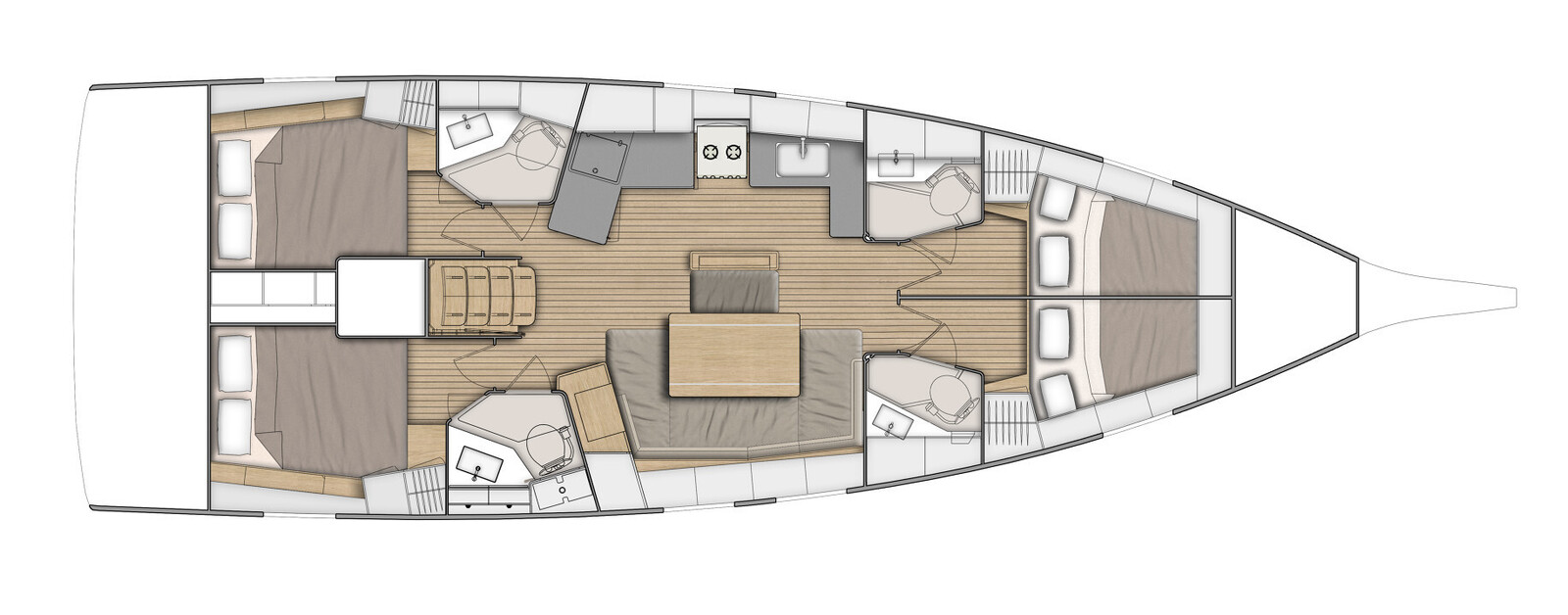 Location Voilier à Lefkáda - Bénéteau Oceanis 46.1