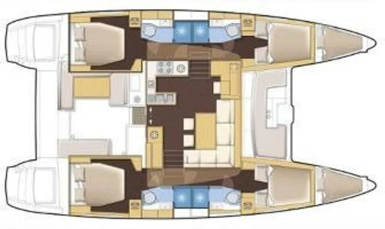 Location bateau Álimos pas cher Lagoon 450 F