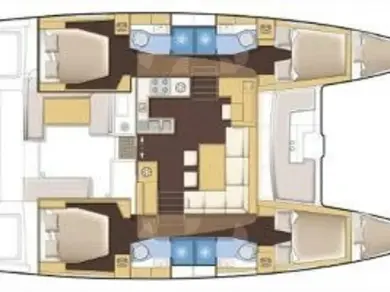 Location bateau Álimos pas cher Lagoon 450 F