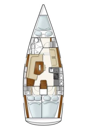 Location Voilier à Lefkáda - Hanse Hanse 350
