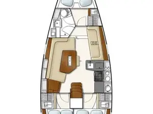 Location Voilier à Lefkáda - Hanse Hanse 350